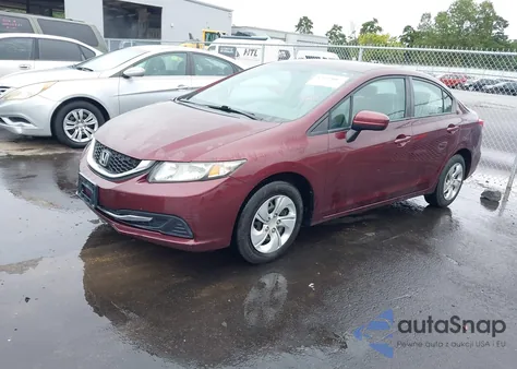 2014 Honda Civic Lx из США, поврежденный, VIN 19XFB2F52EE246078